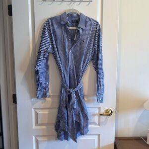 Polo by Ralph Lauren Navy and White Striped Dress